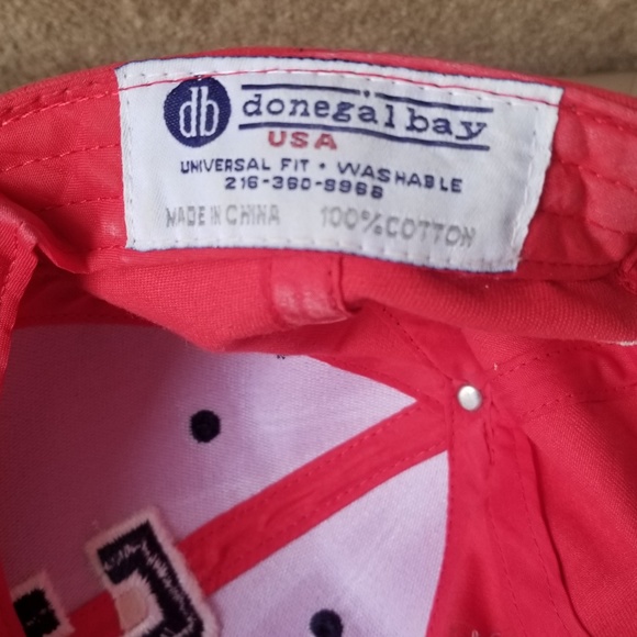 Cleveland ball cap red white blue Donegal Bay - Picture 4 of 6